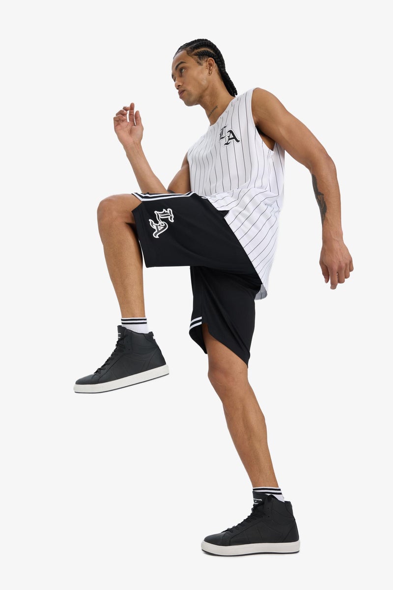 DeFacto Black Man DeFactoFit Fast Drying Standard Fit Sports Heavy Fabric Shorts Casual - Image 3